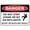 Warning Sign 2, variant on Danger Crushing Hazard Chock Wheels Outdoor Metal Sign 8"x12" - For Business Workplace Office Home Delivery Road Garden, Crushing Hazard Sign