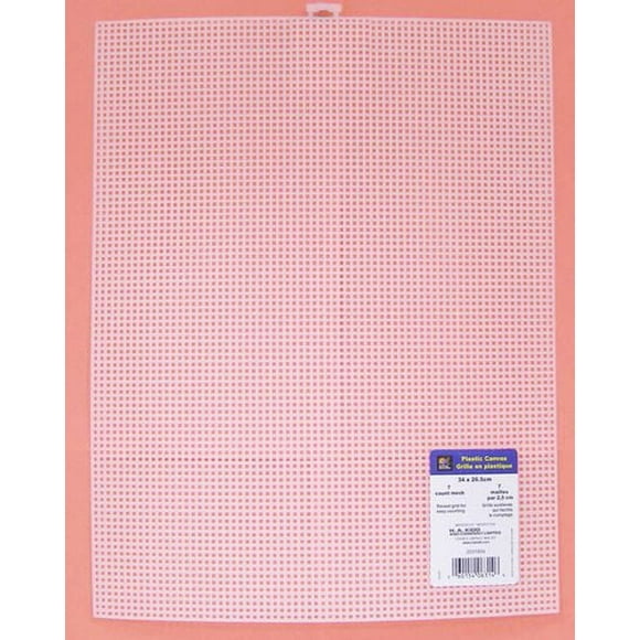 TOUCHES CRÉATIVES Canevas Plastique, 7 mailles, 34 x 26,5 cm (13⅜″ x 10½″) Ce canevas en plastique Knitting Essentials est le produit parfait pour les artisans.