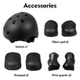 thumbnail image 2 of Kids Helmet Pads Set, 7 PCS Adjustable Protective Gear Set Head, Knee, Elbow, Wrist Protection, 2 of 5