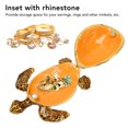 thumbnail image 3 of Bejeweled Box, Compact Portable Tortoise Trinket Box  For Office, 3 of 8