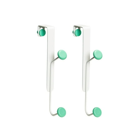 

Home Office Cloth Hat Over The Door Hook Metal Bedroom Durable Punch Free Bag