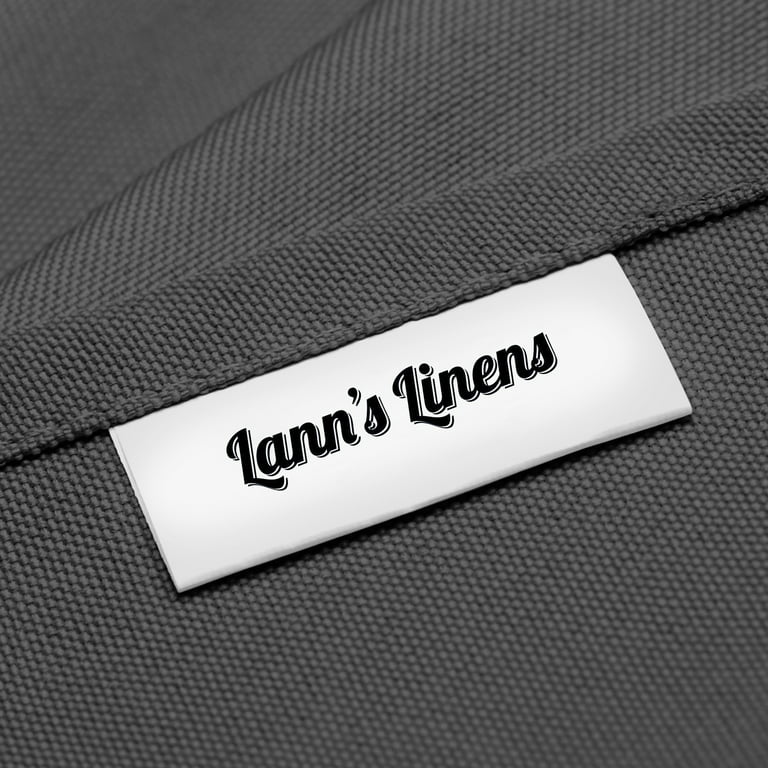 Lann's Linens 90 x 156 Rectangular Sequin Tablecloth - Silver
