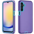 thumbnail image 2 of Xilaimitoo Compatible for Galaxy A16 5G Phone Case: Samsung Galaxy A16 5G 3 in 1 Full Body Shockproof, Heavy Duty Protection for A 16 5G, Light Purple+Blue, 2 of 7
