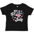 thumbnail image 3 of Inktastic My 1st 4th of July with Striped Stars Boys or Girls Baby T-Shirt, 3 of 5