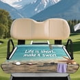 thumbnail image 2 of Bulopur Golf Seat Covers for Cart Waterproof Golf Cart Seat Blanket with 4 Front Pockets& Nonskid Bottom Compatible with EZGO, Yamaha, Club Car, 2 of 8