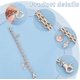 thumbnail image 4 of 2 cadenas de repuesto para bolso, 25 cm (9,8"), correas de cadena corta con dije de estrella de mar y concha, extensor de asa para bolso, cadenas decorativas de verano para la playa, cadena dorada, 4 of 9