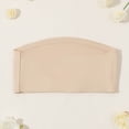 thumbnail image 6 of Strapless Bra for Women No Underwire, Front Closure Bandeau Bra, Seamless Invisible Tube Top, Anti-Slip Push Up Comfort Bra, 1-Pack, 6 of 7