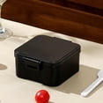 thumbnail image 6 of Portable Bento Lunch Box, Single Compartment Container with 2-in-1 Utensil, Microwave Reheatable for Office & Campus, 6 of 6