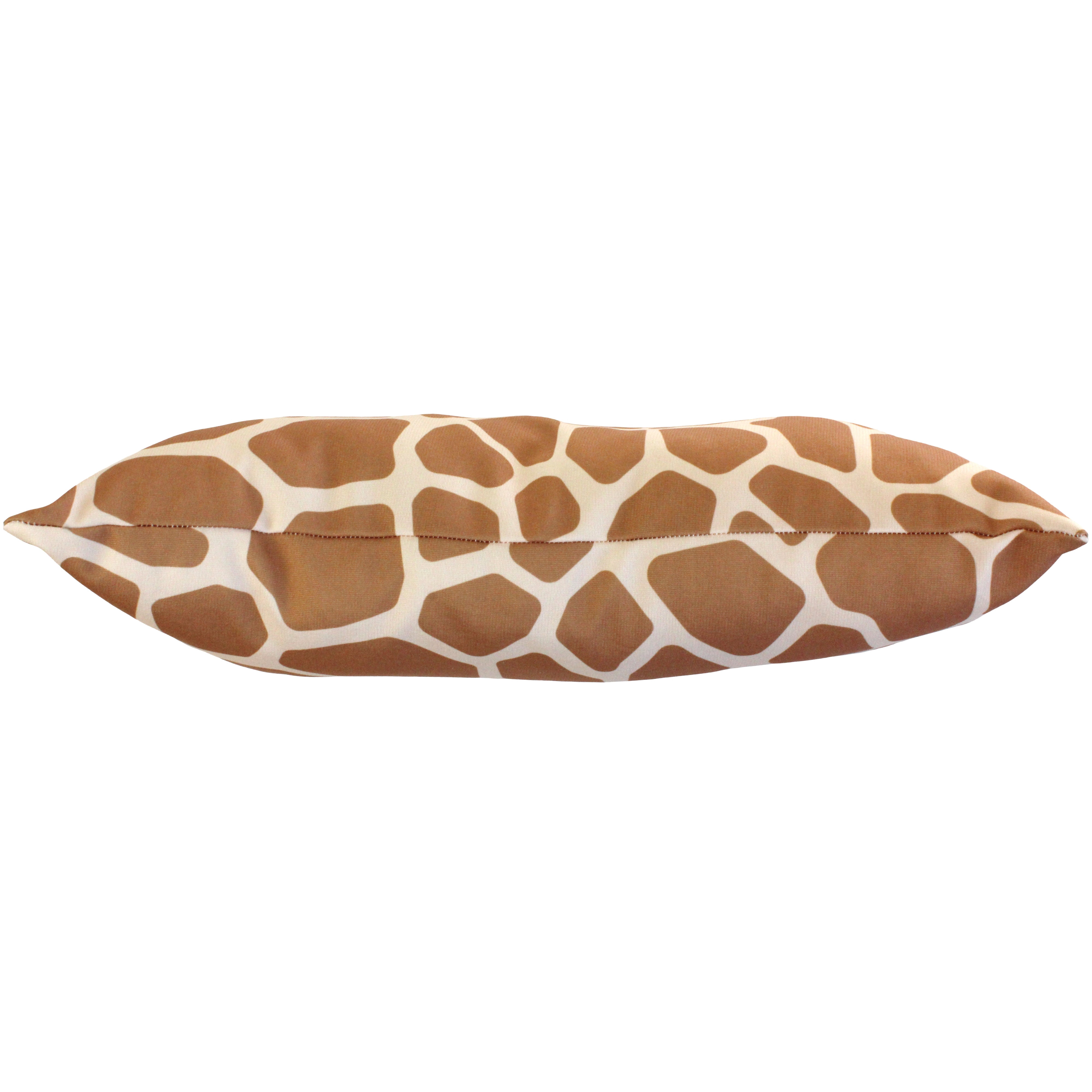 Everything Comfy Giraffe Print Decorative Pillow, 16x6 Inch, Light Brown,