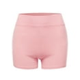 thumbnail image 2 of A2Y Women's Basic Solid Premium Cotton High Rise Bike Shorts Dusty Pink 4XL, 2 of 5