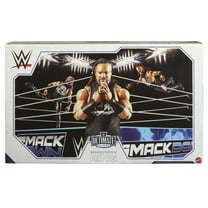 WWE Smackdown Real Scale Wrestling Ring Playset w/ Jacob Fatu Ultimate Edition Exclusive Figure Mattel WWE Toy Wrestling Ring Playset