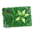 thumbnail image 4 of Panel de plantas artificiales, césped artificial, pared verde artificial para exteriores, interiores y hogares. Estilo A, 4 of 9