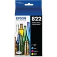 thumbnail image 1 of Epson T822 Ink Cartridge Combo Pack - Standard Capacity - Black/Cyan/Magenta/Yellow, 1 of 2