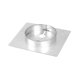 thumbnail image 1 of Soporte de montaje de base de calentador de estacionamiento Yuxing Placa de piso Acero inoxidable Profundidad 30 mm Plata, 1 of 5