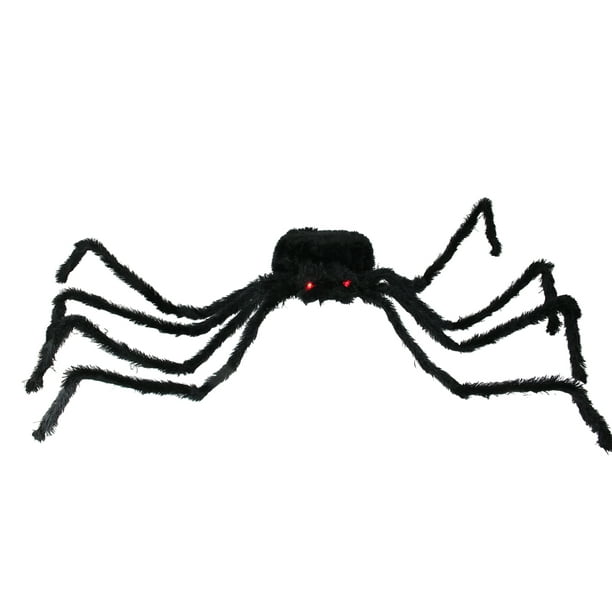 Northlight 44 "Araignée Noire Éclairée avec des Yeux Rouges Décoration d'Halloween
