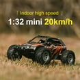 thumbnail image 3 of RC Racing Car, Remote Control Car, 1/32 Scale High Speed Off-Road Drift Toy, 4WD 20KM/H Double Speed Adjustable Durable ABS Body with LED Lights and Long Battery Life, 3 of 7