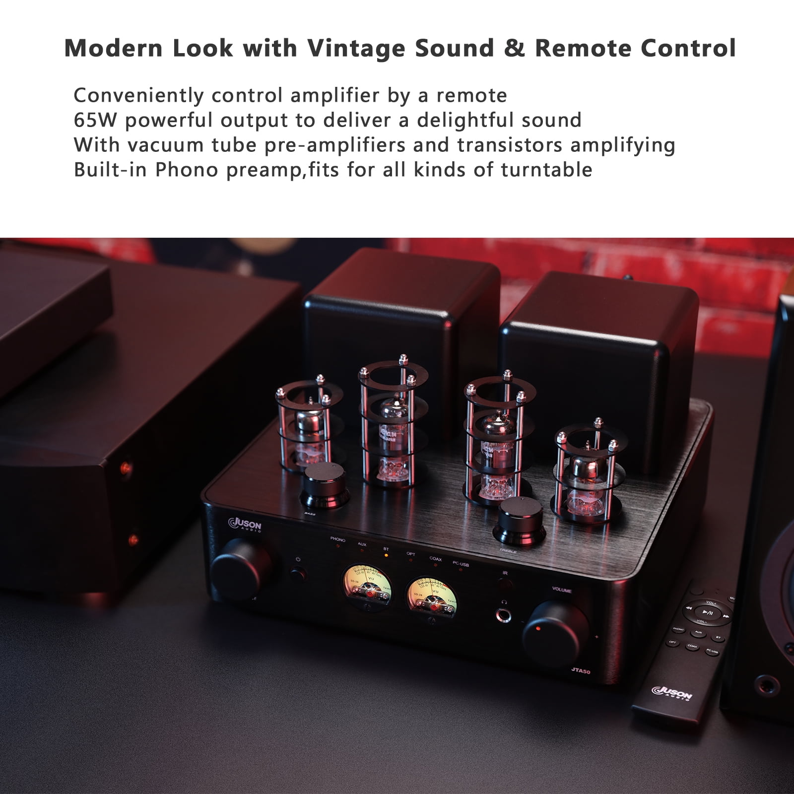 Juson Audio JTA50 New 100W Tube Amplifier Entry-Level Hifi 2.1CH