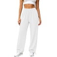 thumbnail image 3 of UKHCCC Women's Sweatpants with Pockets Elastic Waist Casual Drawstring Jogger Pants Cozy Lined Relaxed Fit Lounge Workout Streetwear S-3XL, 3 of 7