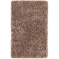 thumbnail image 1 of Unique Loom Bano Solide Shag Moderne Zone Tapis 1' 8 x 2' 7 Rectangulaire Brun, 1 of 2