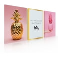 thumbnail image 1 of Set De 3 Cuadros Decorativos Para Recamara Piñas Color Ideas Creativas Cuadro sublimado en tela, 1 of 2