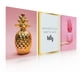 thumbnail image 1 of Set De 3 Cuadros Decorativos Para Recamara Piñas Color Ideas Creativas Cuadro sublimado en tela, 1 of 2