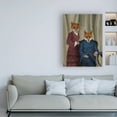 thumbnail image 3 of Trademark Fine Art 'Fox Couple Edwardians' Canvas Art by Fab Funky, 3 of 3