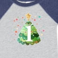 thumbnail image 4 of Inktastic 1st Birthday Green Christmas Tree with Yellow Star Boys or Girls Baby Bodysuit, 4 of 5