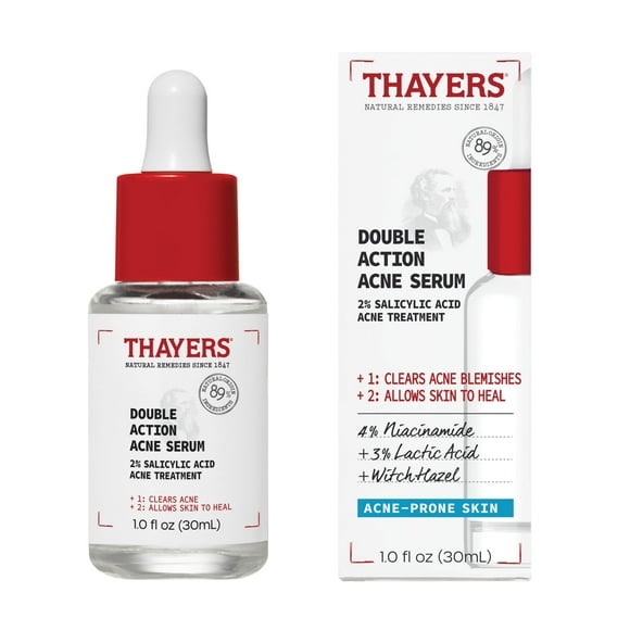 Sérum para el acné Thayers Double Action con 2% de ácido salicílico, 30 ml