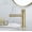 Gold, variant on Bathroom Faucet Push Button Faucet Brushed Gold Basin Faucet Cold &Hot Water Mixer Sink Faucet Tap Brass Deck Mounted