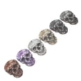 thumbnail image 3 of Mini cabezas de calavera colgantes de madera, 6 piezas Calavera colgante de Halloween Adorno de calavera de Halloween Adornos de Halloween Integración perfecta, 3 of 8