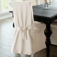 thumbnail image 3 of SureFit  Duck Long Dining Chair Slipcover Gray, 3 of 5