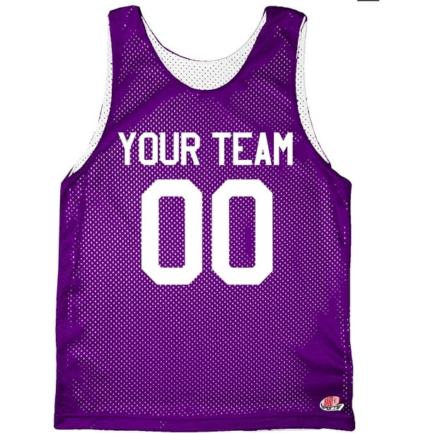 Purple Reversible Custom Basketball Jersey with Names Numbers Both
