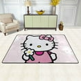 thumbnail image 7 of Hello Kitty Area Rugs, Large Carpet, Washable Rug Mat, Flannel Non-Slip Rugs For Bedroom Living Dining Dorm Room Entryway, Home Decor 72"X48", 7 of 7