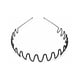 thumbnail image 2 of Qarigey Diadema Metal Ondulado Negro Unisex Flexible para Hombre Mujer Ojeras Accesorio para el cabello ondas planas, 2 of 6