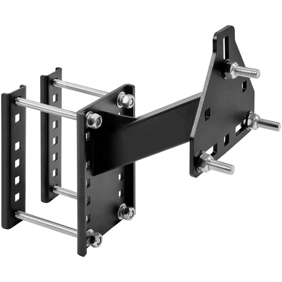 Spare Tire Carrier, Trailer Spare Tire Mount, 160 lbs Capacity, Utility Trailer Accessories Fits Most 4 & 5 & 6 & 8 Lugs Wheels on 4", 4.25", 4.5", 4.75", 5", 5.5", 6", 6.5" Bolt Patterns