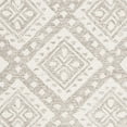 thumbnail image 6 of SAFAVIEH Micro-Loop Regis Geometric Aztec Wool Area Rug, Grey/Ivory, 4' x 6', 6 of 7