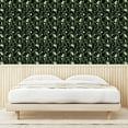 thumbnail image 3 of Ambesonne Jungle Peel & Stick Wallpaper for Home, Butterfly Willow Leaves Art, 13"x36", Fern Green Charcoal Grey, 3 of 5