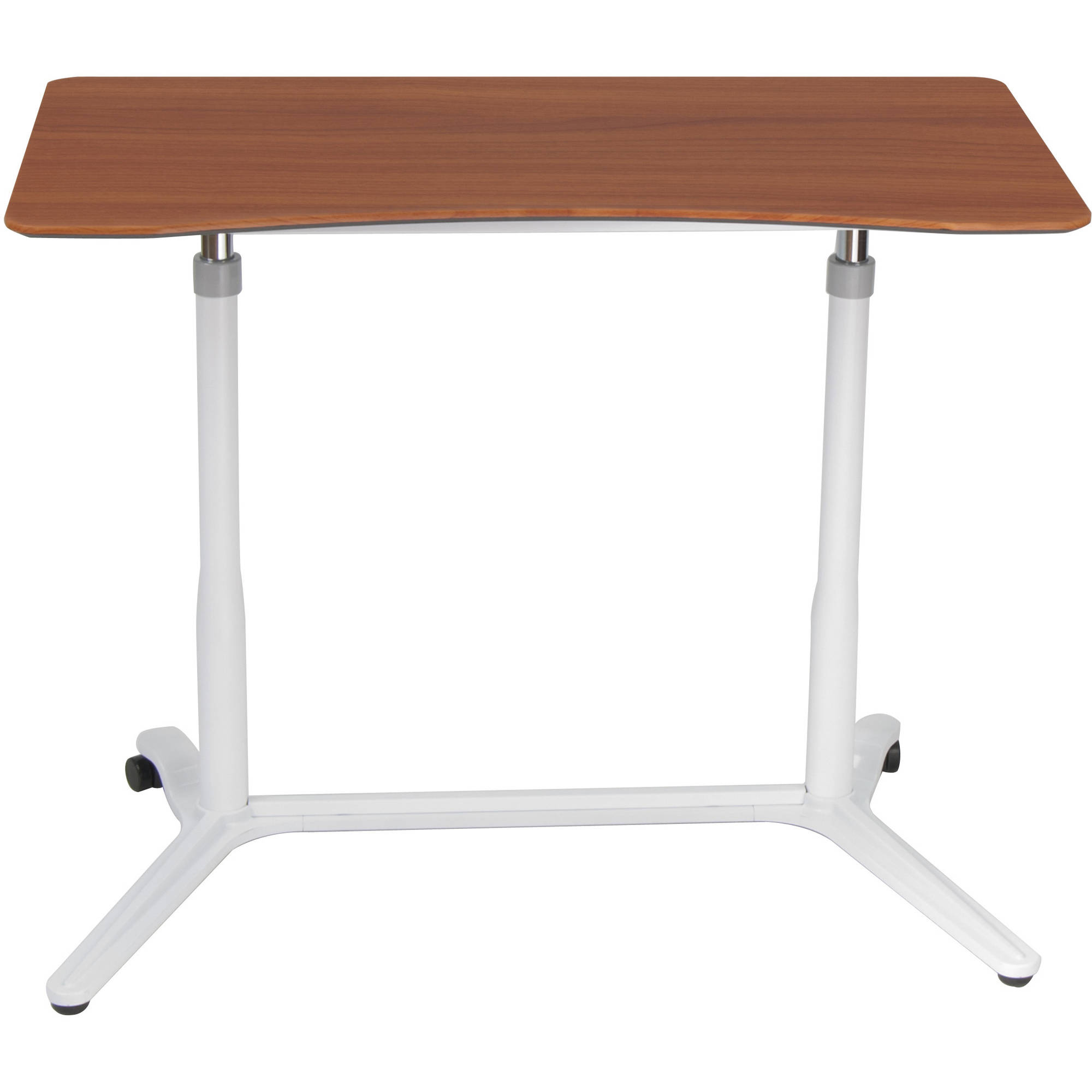 Calico Designs Sierra Adjustable Height Sit-to Stand Desk in White / Cherry # 51231 - image 4 of 4