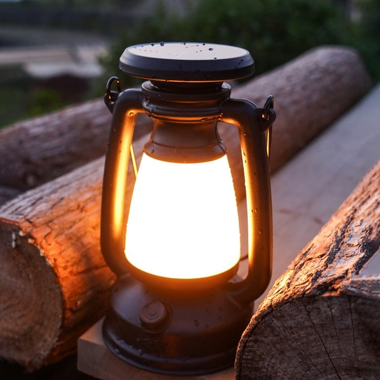Tgbvmt Retro Camping Light TYPE-C Rechargeable Adjustable Dimming