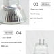 thumbnail image 2 of Mr11 Gu4 Led Bulb Light Dc/ac 10-30v 3w, 12v, 24v, 30w Equivalent Halogen Bulb - Warm White 3000k, 2 of 2