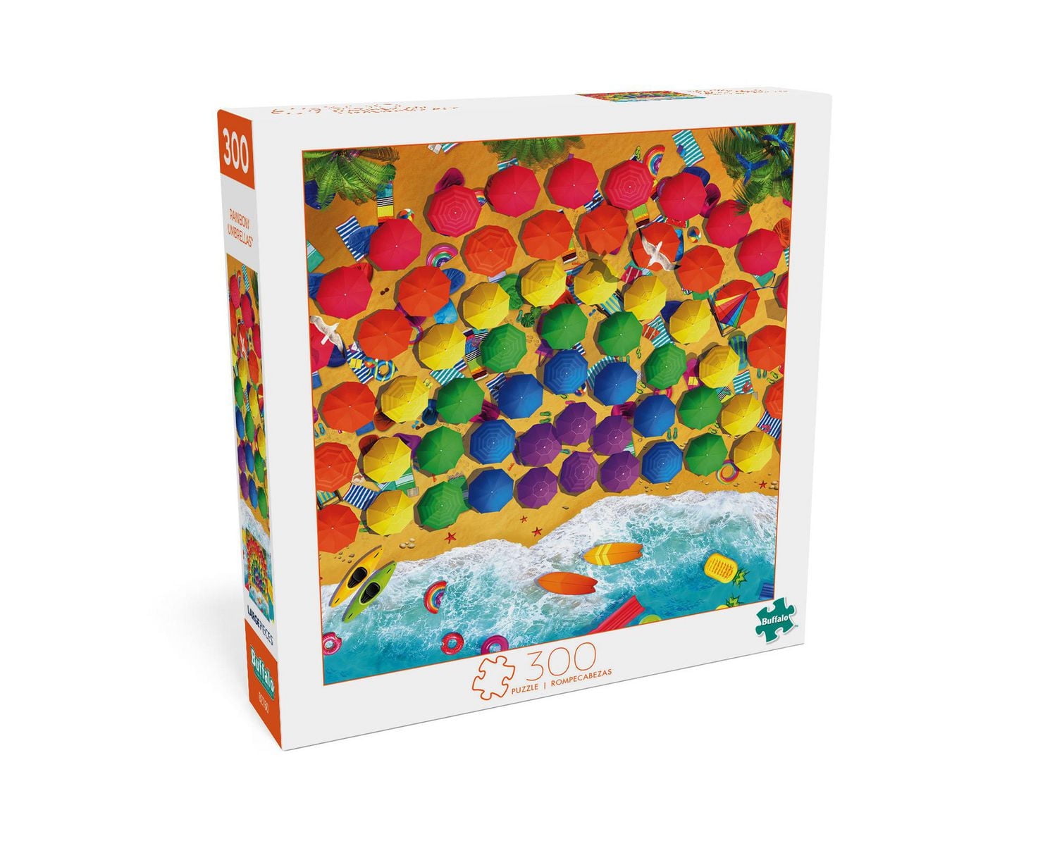 Buffalo Games - Art of Play - Rainbow Umbrellas - 300 Piece Jigsaw Puzzle