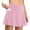 Pink, variant on Pxiakgy skirts for women With Pockets Inner Skorts Tennis Elastic Shorts Women Sports Skirts Skirt Navy Blue+XXL