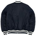thumbnail image 6 of Men's New Era x Alpha Industries Navy Atlanta Braves Full-Zip Bomber Jacket, 6 of 6