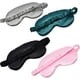 thumbnail image 2 of Sleep Mask 4 Pack Silk Eye Cover Soft Satin Blindfold Elastic Strap Night Eyeshade Travel Nap for Women Men Ormromra CZYD-YX103, 2 of 6