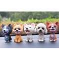 thumbnail image 3 of Creative Car Decoration Dog Shaking Head Action Figure Resin Dog, 3 of 4