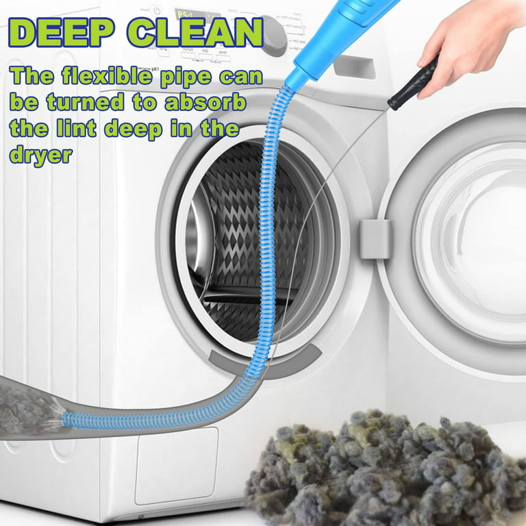 Dryer Lint Vacuum Trap Duct Vent Hose Brush Cleaning Kit