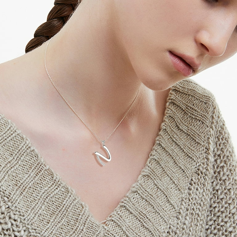 Alphabet name pendant deals