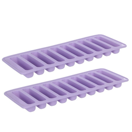 

Uorcsa Narrow Ice Stick Premium Party Silicone Trays with Easy Push & Out Material Narrow