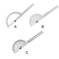 thumbnail image 3 of Decodeary 180° Protractor Angle Rulers Professional Woodworking Worker Adjustable Rotating Measuring Tools Measure Tool Device 150mm 1Set, 3 of 6