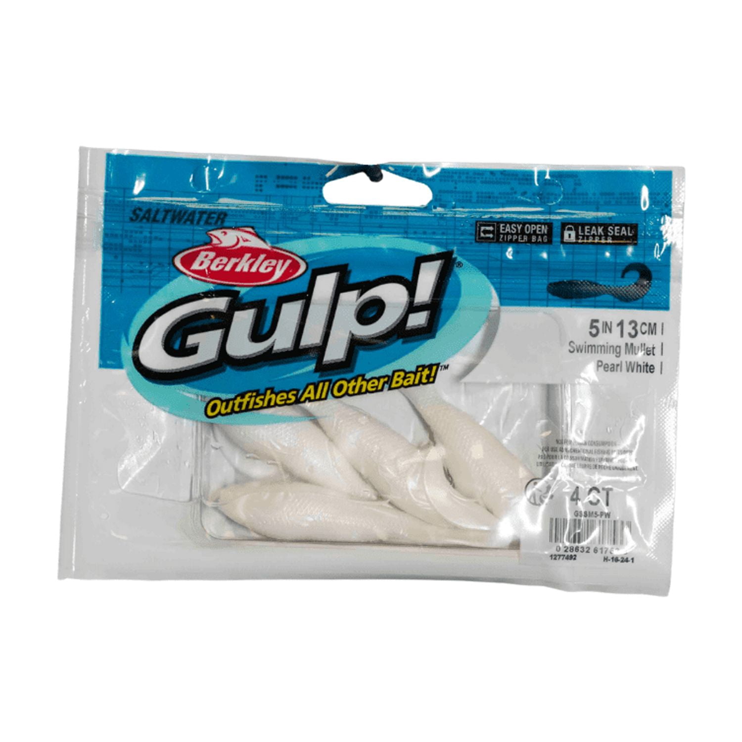 (2 pack) Berkley Gulp! Saltwater Swimming Mullet Soft Bait